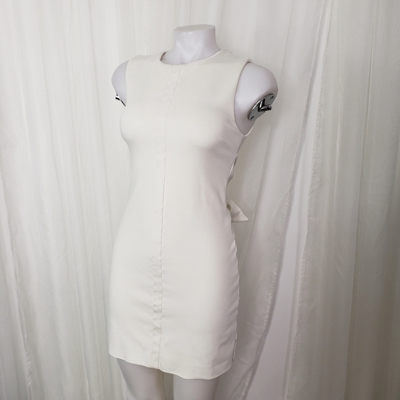 Ted Baker London Papron tie front mini dress white/ivory Ted size 0 = US size 2 - Picture 4 of 13
